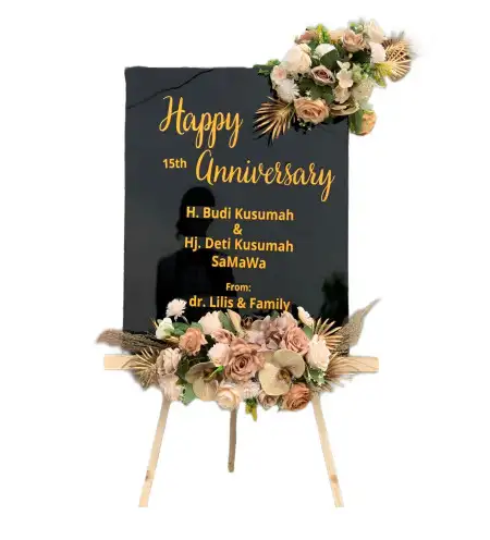 Papan Bunga Akrilik Mendak