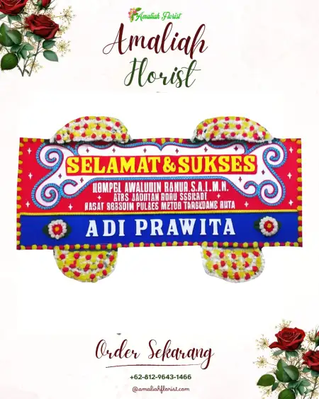 Papan Bunga Ucapan Selamat Mendak